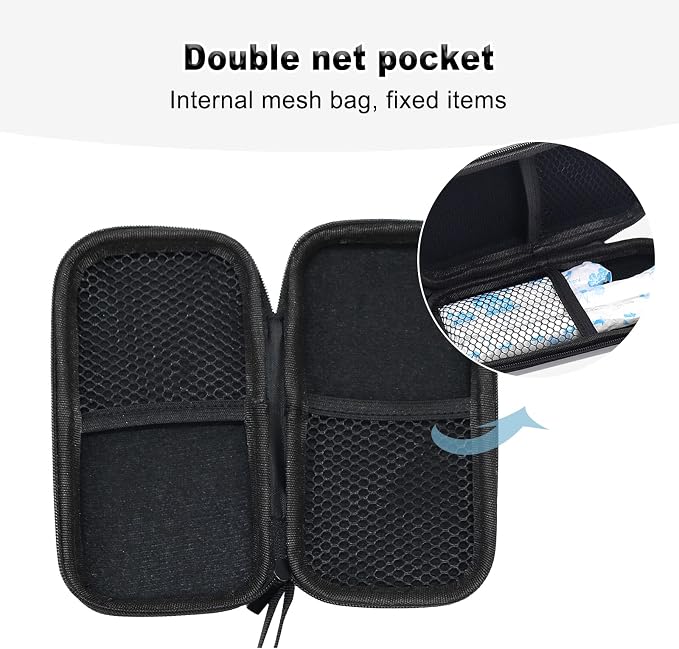 Tampon Storage Bag,2 Pack Gray Tampon Holder Bag with Zipper 6.3x3.3x1.2 inches Small Pouch for Feminine Products Portable Period Bags for Women,Ladies