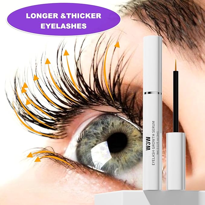 Lash Serum,Eyelash Growth Serum - Rapid Eyelash for stronger, Healthier Lashes & Brows, Vegan & Cruelty-Free (2 PCS)