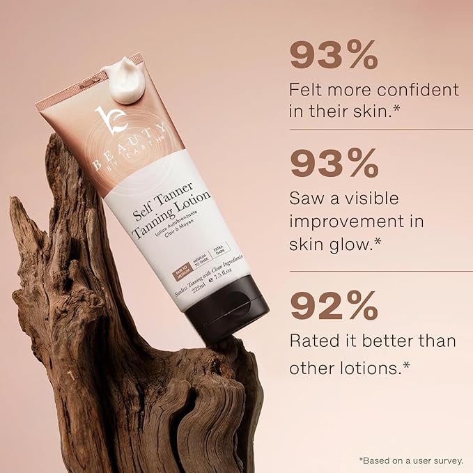 Tanning Lotion Self Tanner - USA Made with Natural and Organic Ingredients Non Toxic Sunless Browning Lotion, Best Gradual Tanner for Men and Women, Streak-Free Fake Tan, Fair to Medium