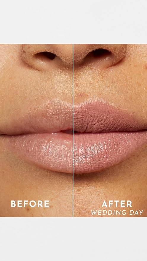 Lawless Women's Forget the Filler Lip-Plumping Line-Smoothing Satin Cream Lipstick, Wedding Day, Pink, 0.1 Ounce