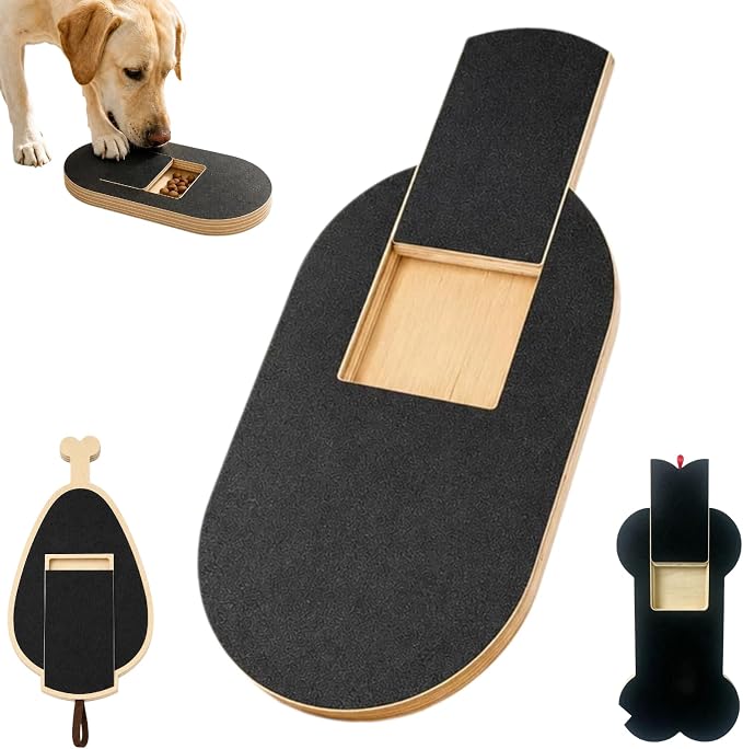 Dog Nail Scratch Board Scratcher Treat Dispenser Non-Slip Nail File Board (C)