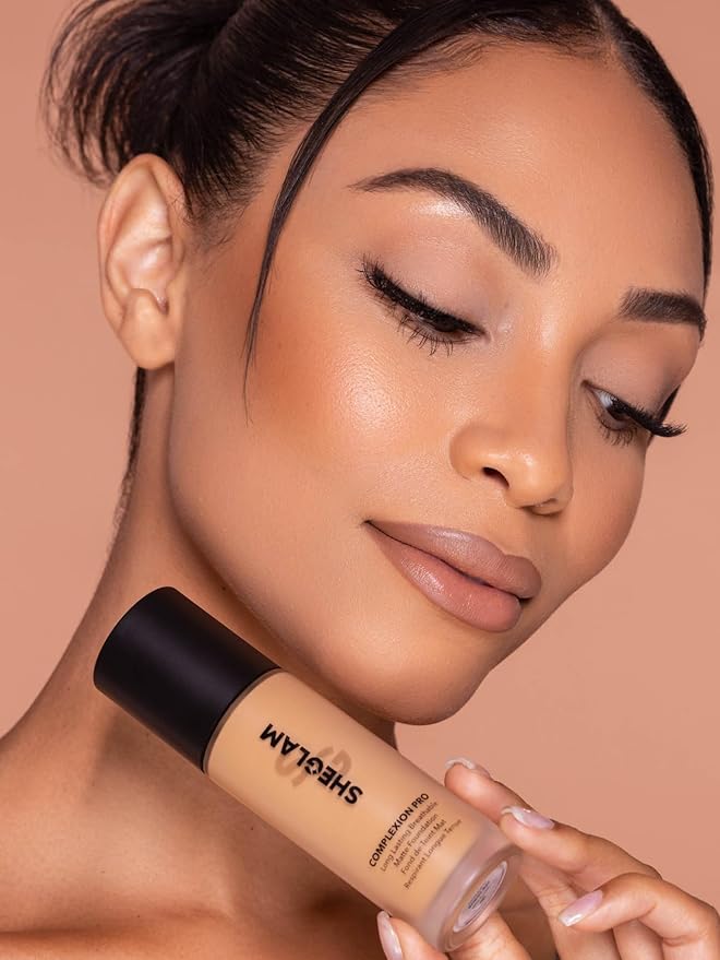 SHEGLAM Full Coverage Foundation Makeup Long Lasting Waterproof Matte Dewy Liquid Foundation - Golden