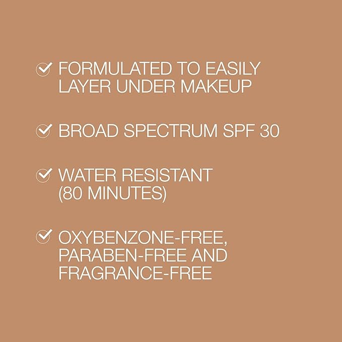 Neutrogena Purescreen+ Tinted Sunscreen for Face with SPF 30,Broad Spectrum Mineral Sunscreen with Zinc Oxide and Vitamin E,Water Resistant,Fragrance Free,Medium,1.1 fl oz,(Pack of 2)