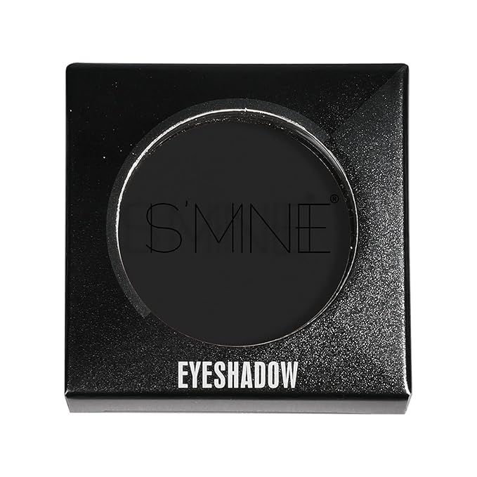 IS'MINE ISMINE Single Black Matte Eyeshadow Powder Palette High Pigment, Longwear, Intense Color Best Black Eyeshadow