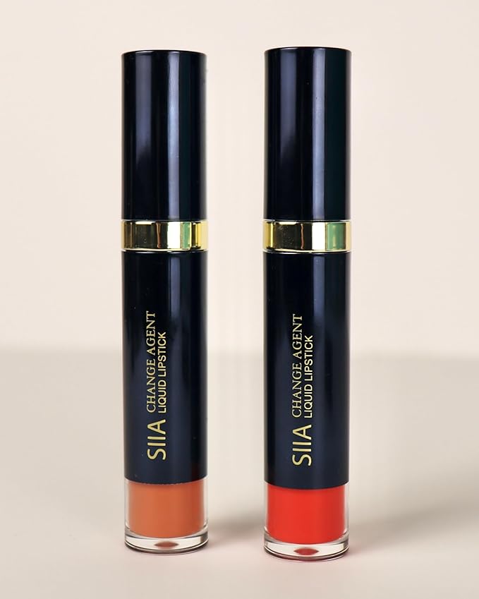 SIIA Cosmetics Change Agent Liquid Lipstick in Sunset Coral