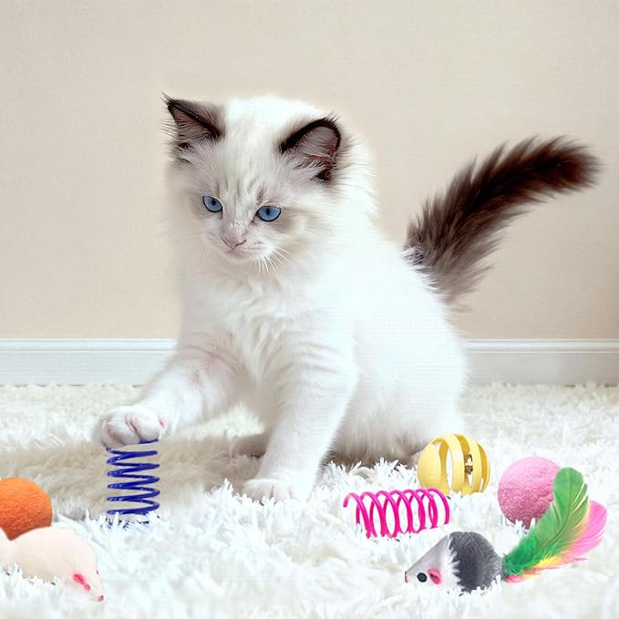 Cat Toys for Indoor Cats, 35 Packs Interactive Cat Toys Set for Kitten