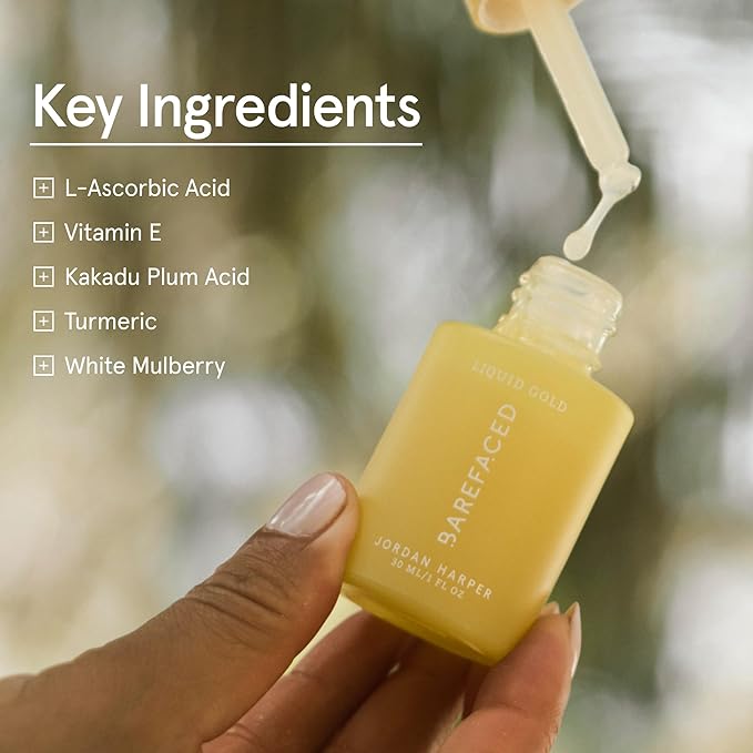 Barefaced Skin Goals Bundle - Toning Pads, Toning Pads II, Liquid Gold, Overachiever - Renew, Resurface, and Revitalize Skin