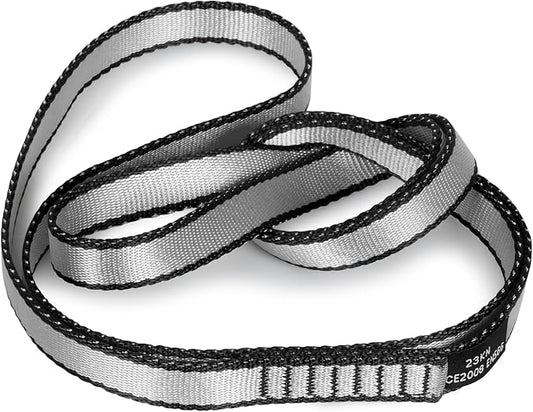 18MM Nylon Climbing Sling Runner 23KN CE2008/EN566 Strong Webbing Straps for Rock Climbing,Mountaineering, Rappelling, Swing, Yoga Hammock etc