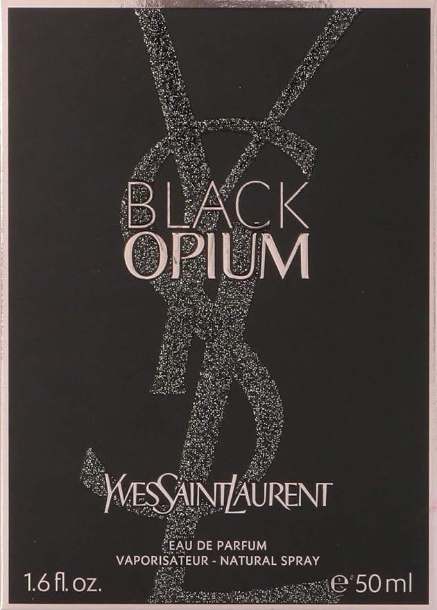 Yves Saint Laurent Eau De Parfum Spray for Women, Black Opium, 1.6 Ounce