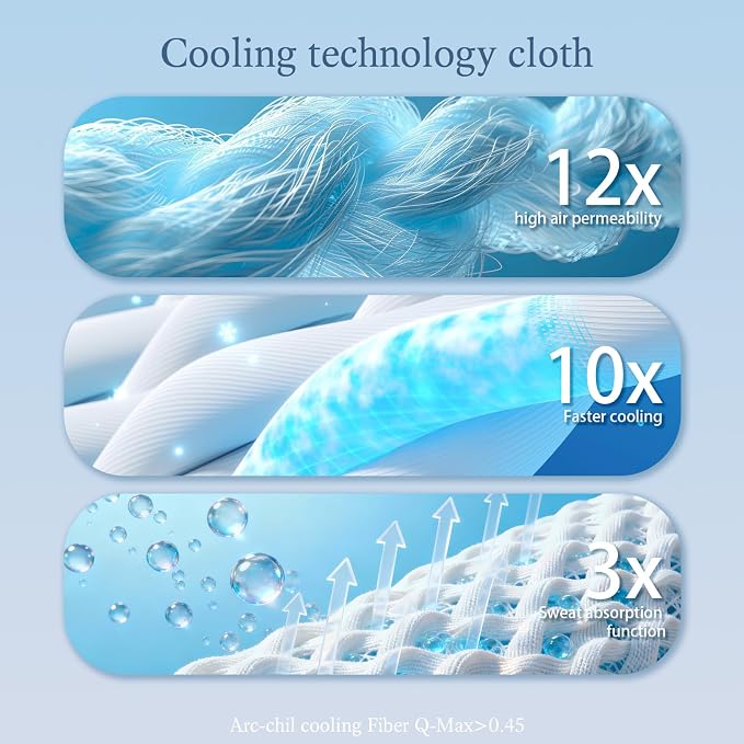 Cooling Blanket King Size (90"x108"), Double Sided Ice Cold Blanket for Hot Sleepers, Transfer Heat to Keep Cool, Soft Lightweight for Night Sweats, Bed & Couch, Ocean Design