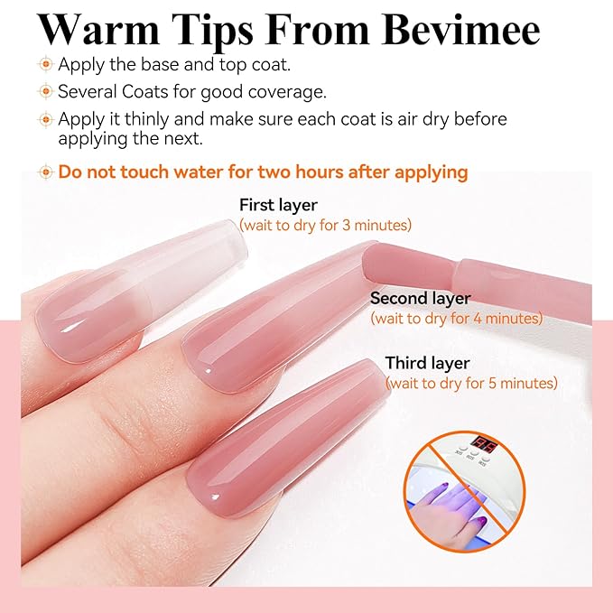Quick Dry Nail Polish 12ML, Sheer Pink Regular Color Nail Polish Water Based Holographic High Coverage Nail Lacquer Natural Nail Art No Required UV LED for Valentine's Day Gift