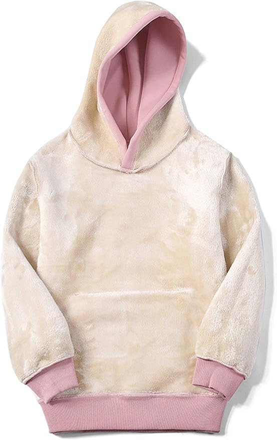 Yeokou Women's Winter Hoodies Pullover Sherpa Fleece Warm Heavyweight Sweatshirt