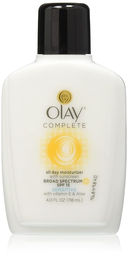 OLAY Complete All Day Moisturizer SPF 15, Sensitive 4 oz (Pack of 2)