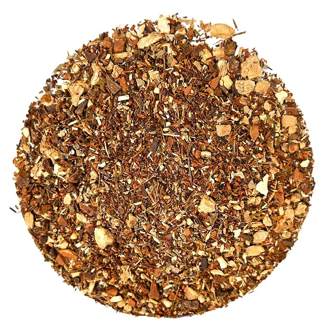 Organic Positively Tea Company, Ginger Snap Rooibos Tea, Loose Leaf, 16 Ounce