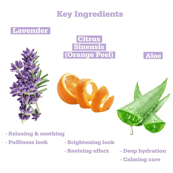 Lavender Hydrogel Under Eye Patches 28 Pairs 5 Minute Calming Hydrating Eye Mask for Puffy Eyes and Dark Circles Relaxing Cooling Under Eye Pads Ophthalmologist Tested