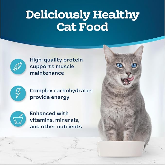 Blue Buffalo Tastefuls Chicken Paté Wet Cat Food, 3 oz, 4 ct | Real Chicken First, Paté Style, No Chicken By-Product, Corn, Wheat, or Soy