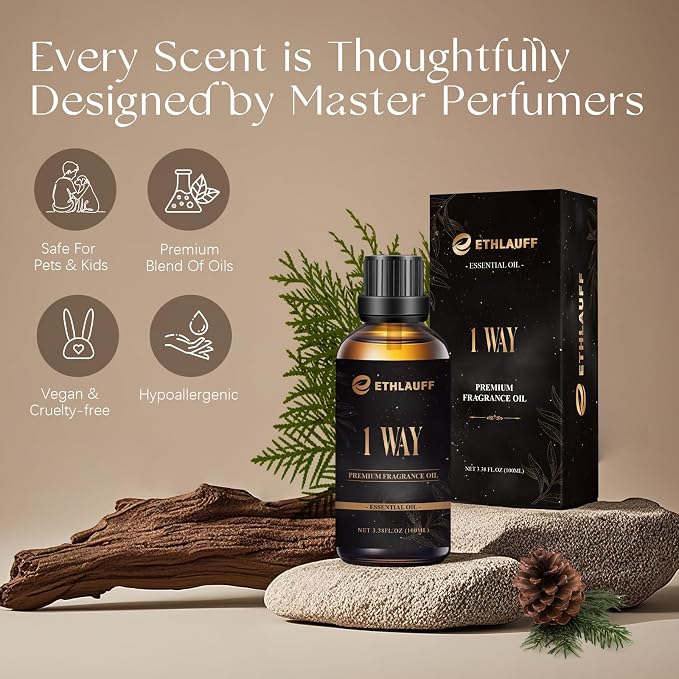 My Way Diffuser Oil, 100ML Hotel Diffuser Oil, Hotel Essential Oil，Aromatherapy Fragrance, Inspired by The 1 Miami Beach Scent | 3.38 fl oz