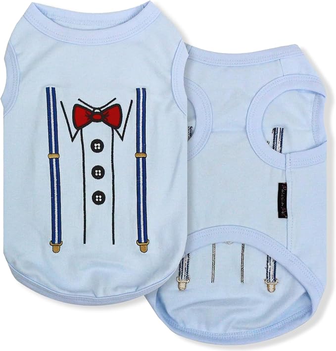 Parisian Pet Suspender T-Shirt, M
