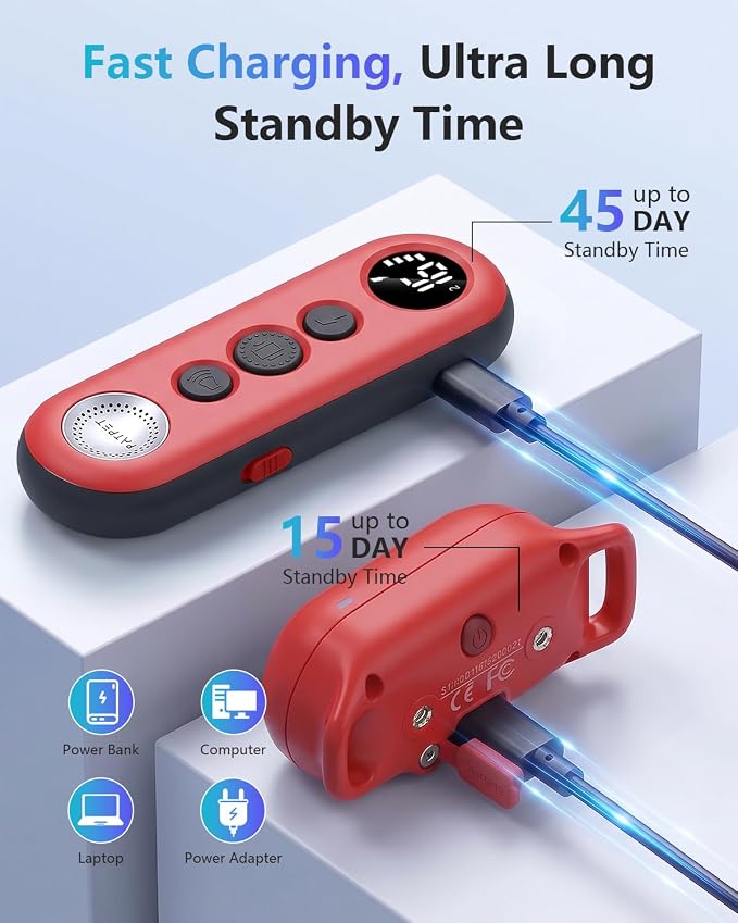 PATPET Dog Shock Collar with Remote Control - 4000FT Safe Training Collar