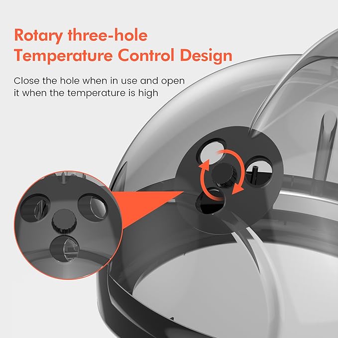 TASALON Professional Hair Steamer for Deep Conditioning, Hooded Dryer for Oil & Dye & Natural Hair, Mechanical Button & Knob Timing, Deep Moisturizing Hair Care, Hot Mist for Spa, Home Use, Salon