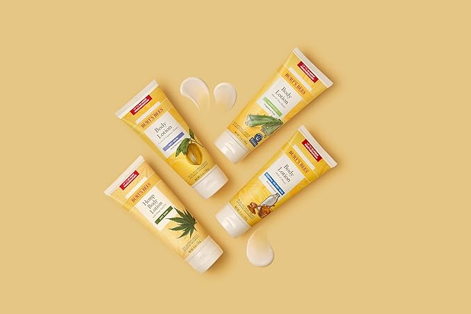 Burt's Bees Body Lotion for Normal to Dry Skin with Milk & Honey, 6 Oz (Package May Vary), (Pack of 6)