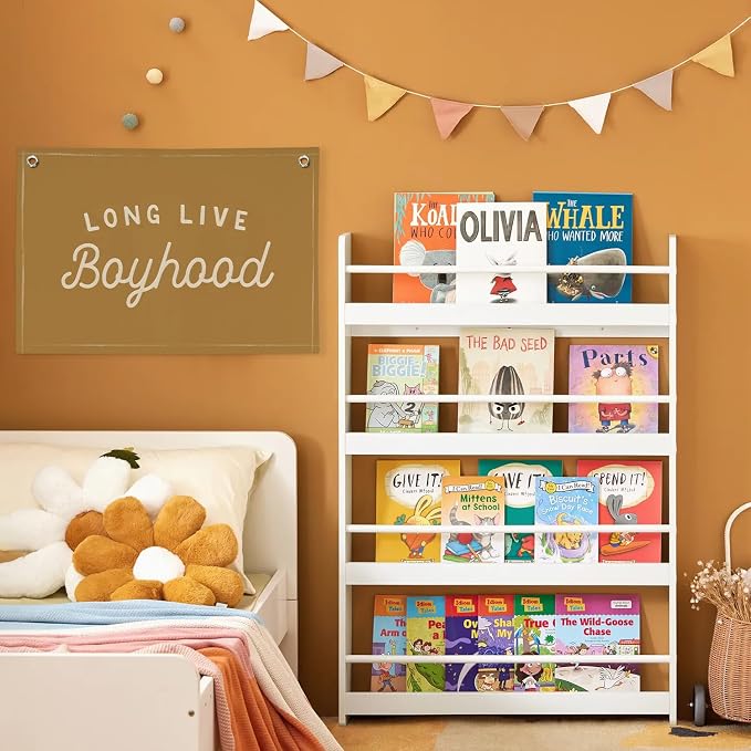 Long Live Boyhood Orange Fall Banner Boy Room Decor,Banner Flag Nursery Playroom Wall Decor for Boys Bedroom Living Room Dorm Toddler Decorations for Kid Banner Wall Hanging Flag Linen Banner 30x20