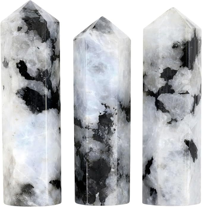 Amazing Gemstone Crystal Points Bulk Healing Crystals & Stones - Premium Single Terminated Healing Wand Point Bulk Crystals for Crafts, Crystal Grid, DIY Work