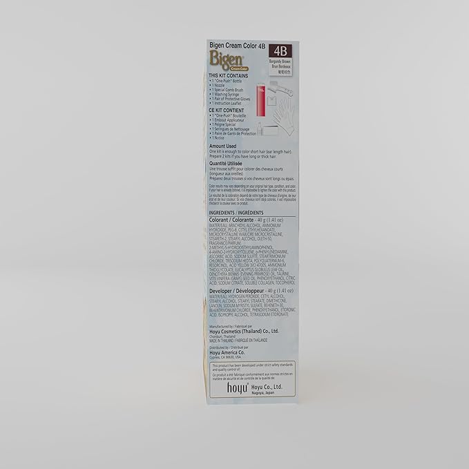 Bigen One Push 4B Burgundy Brown - 2 Pack