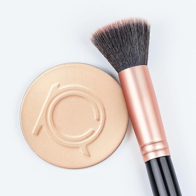 Makeup Beauty Pressed Powder foundation Compact Full Coverage Foundation Skin Care Face Makeup Essentials Contour Palette Setting Powder fit me powder foundation makup 0.49 OZ (Translucido, 0.49 OZ)