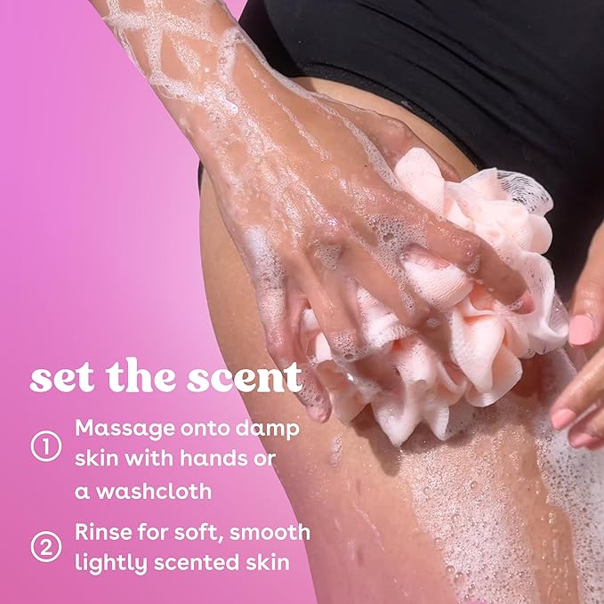 eos Cashmere Body Wash – Strawberry Dreams, Moisturizing Body Wash, Creamy Gel Formula, with Shea Butter, Glycerin, Vitamin E, pH Balanced, Sensitive Skin, Vegan, 16 fl oz