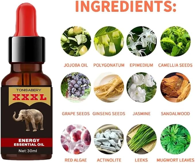 Enlargement Oil for Men's Massage Essential Oil for Male Enhancement