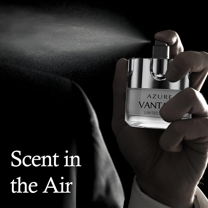 A CENTER Men's Cologne Gift Set 4 Pack Azure Vantage Series - 3.4 Fl Oz Each | Vanilla Cedarwood LavenderLeather & Amber Floral Fragrance | Luxury Eau de Toilette