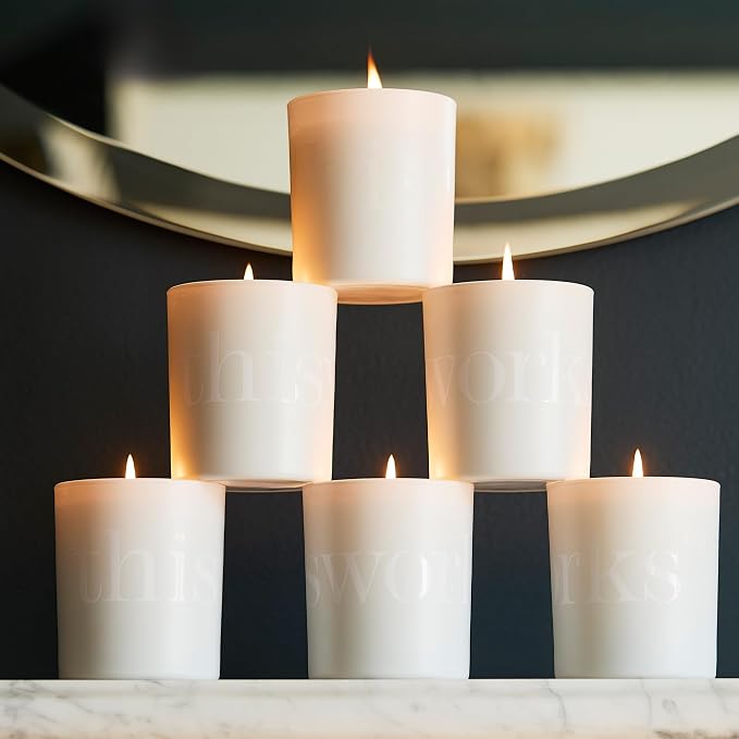 This Works Neroli & Sweet Orange Candle, 220 gm - Hand Poured and Blended with Essential Oils - Soothing and Uplifting