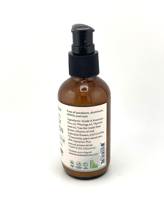 BODY LOTION for Dry & Sensitive Skin. Available in Unscented OR Lavender Chamomile 4 oz (Unscented)
