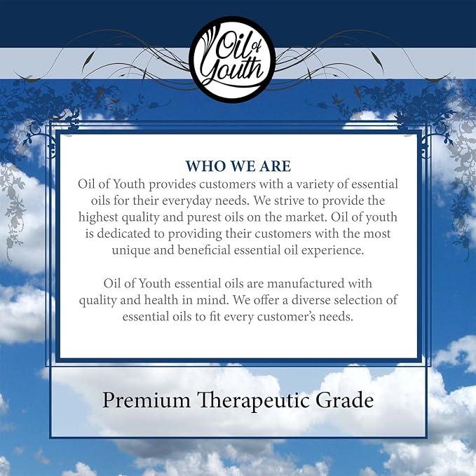 Oil of Youth Neroli Essential Oil Therapeutic Grade 4 fl oz with Dropper for Aromatherapy, Diffuser, Massage, Perfume, and Relaxation