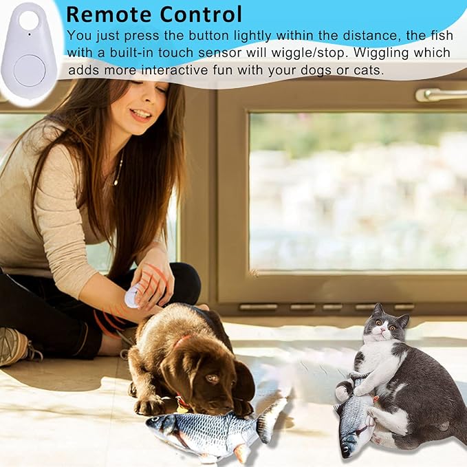 Tocirelo Remote Control Cat Toy - Interactive Catnip Toys for Indoor Cats