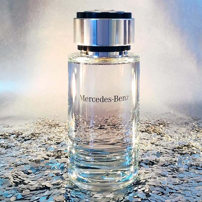 Mercedes Benz For Men - Elegant Fragrance With Woody, Sensual Musky Notes - Mesmerize The Senses With Original Luxury Men’s Eau De Toilette Spray - Endless Day Through Night Scent Payoff - 4 OZ