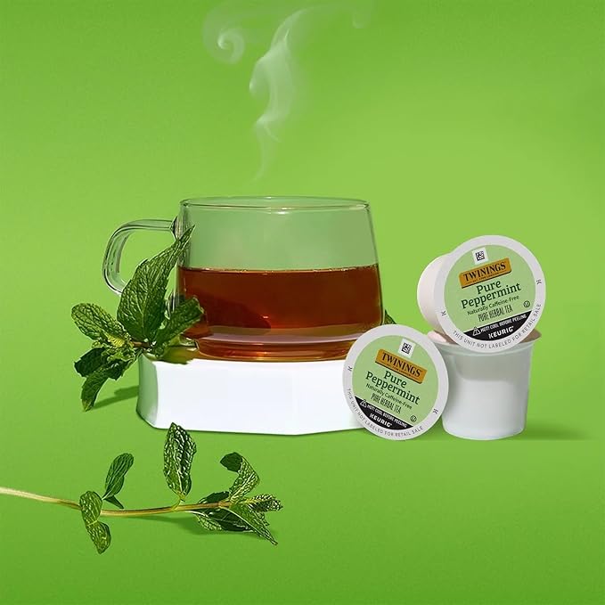 Twinings Tea Sampler (20 Count) Black, Green, Herbal Keurig 2.0 K-Cups – Perfect Gourmet Gift Set
