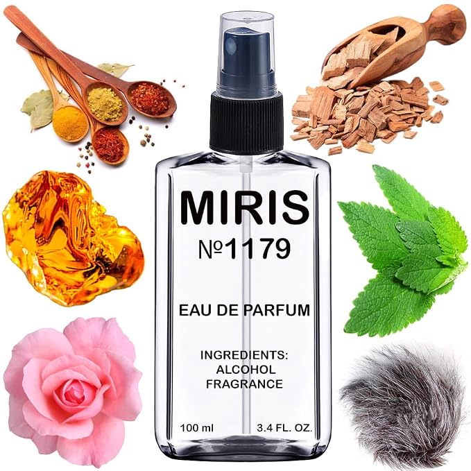 MIRIS No. 1179, Inspired by Golden Sand, Long-Lasting Unisex Eau de Parfum for Women & Men, Spray 3.4 Fl Oz / 100 ml