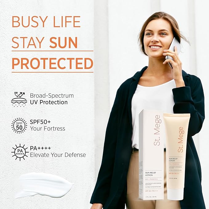 Rice Korean Lightweight Sunscreen - Daily 50+ PA++++ Travel Size Sunscreen Lotion - Reef Safe, Asian Skincare Sunblock