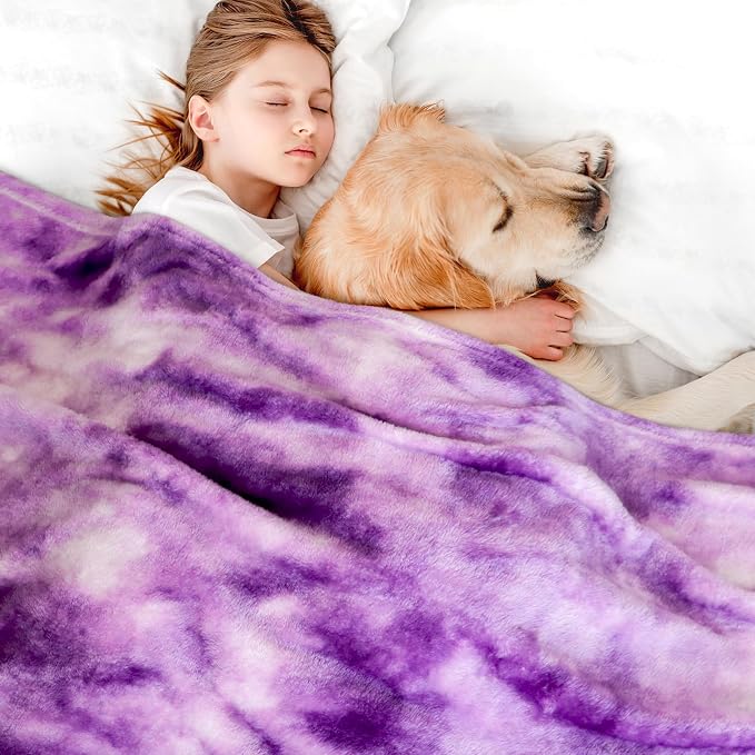 MUGD Soft Blankets Fuzzy Twin Bed Fleece Blanket Kids Warm Throw Blanket for Bed