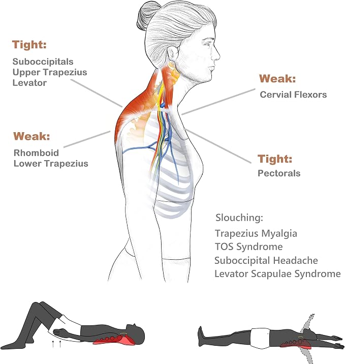 LittleMum Trapezius Massager, Neck, Shoulder & Upper Back Pain Relief Manual Massager – Trigger Point Tool for Trapezius Tightness, Tension Headaches, Tech-Neck, and Suboccipital Release