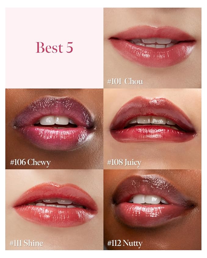 CORLAHAZE Glow Lock Jelly Tint 101 Chou 4g, Hydrating Jelly Glow Lip Stain, Glass-Like Shine Lip Gloss, Long-Lasting Color, Moisturizing Lip Enhancer, Collectible Lock-Shaped Design, Korean Makeup