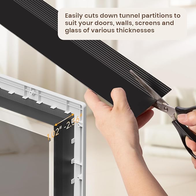 XL Dog Door for Door, Pets Up to 220 LB | Upgraded Aluminum Locks & Metal Screws, 2 Magnetic Flaps, Closing Panel, Never Rust, for Interior & Exterior Doors
