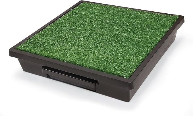 PetSafe Pet Loo Portable Dog Potty, Medium | Gass Mat Toilet Alternative for Puppy Pads, Perfect for House Training and Small Spaces, Less Odor and Conveneint Clean-Up