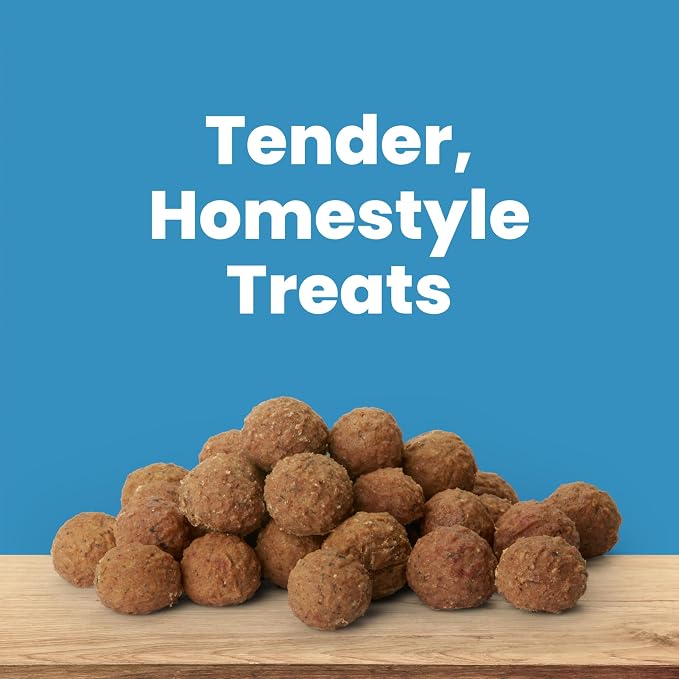 Blue Buffalo Nudges Homestyle Beef & Rice Dog Treats, 16 oz | Real Beef First, Generous Chewy Cuts, No Chicken By-Product, Corn, Wheat, or Soy