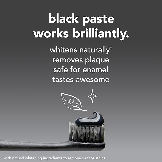 hello Epic Whitening Charcoal Fluoride Free Toothpaste, Activated Charcoal Toothpaste with Coconut Oil, Whitens Teeth Naturally, SLS Free, Fresh Mint, 3 Pack, 4.0 Oz Tubes