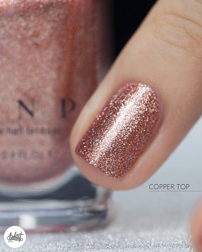 ILNP Copper Top - Copper Holographic Metallic Nail Polish