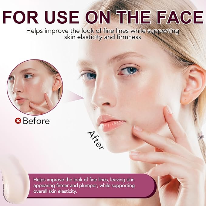 Calcium Volume Multi Balm, Calcium Multi Balm Stick, Collagen Moisturing Wrinkle Core Stick, Hydrating Cream, Anti-aging, Friming Skin, Suitable for Eyes, Face and Neck (2)