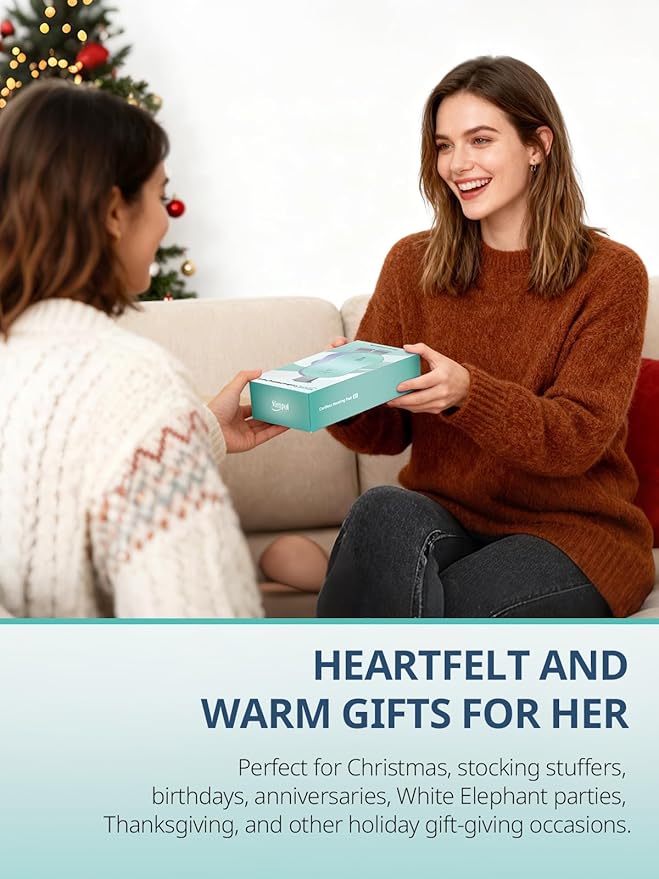 Slimpal Portable Heating Pad for Period Cramps, Electric Cordless Wearable Heat Pad for Menstrual Cramps Relief, 3 Timer Auto Off Setting, Stocking Stuffers Gifts Her Women Girl, Light Grey